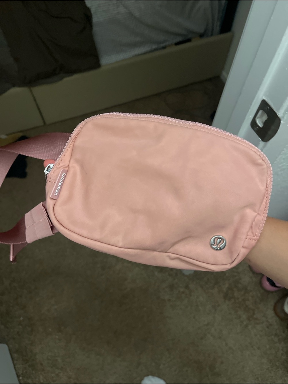 lululemon athletica Blush Pink Crossbody Belt Bag